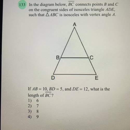 Please help me with this geometry question and show work