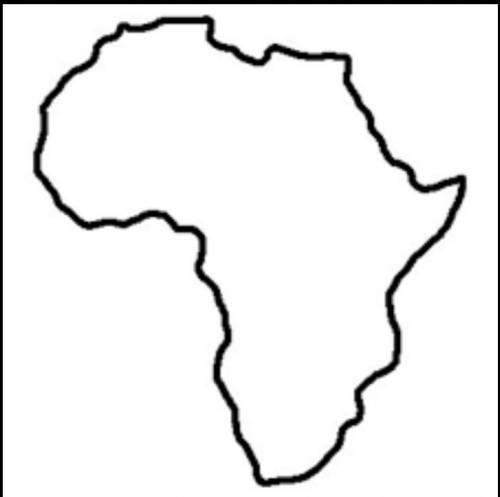 What is the shape of Africa​