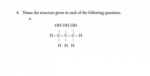 Name the structure given in each of the following questions and draw each of the following structur