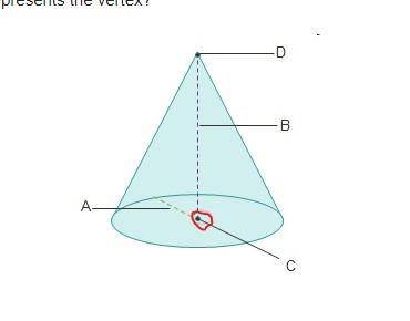 What is the name of point C? Point A is the Radius.