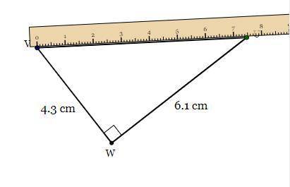 What's The actual length of UV (round to 3 decimal places) ?