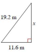 Find the missing side of the triangle. Round your answers to the nearest tenth if necessary.

15.3