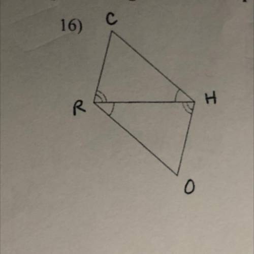 State if the two triangles are congruent. If they are, prove by using a two column proof!!!