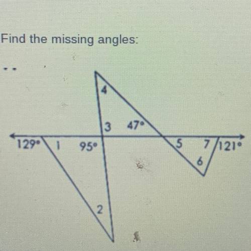 Find the missing angles (please only answer if you know)