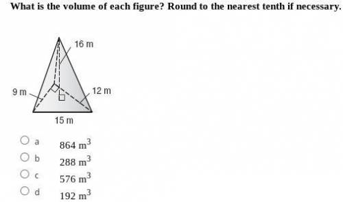 What is the volume of each figure? Round to the nearest tenth if necessary.

PLEASE HELP I WILL MA