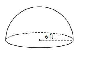 Find the surface area of a sphere
Show all the work