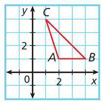 If triangle ABC is reflected across the y-axis and then rotated 90 degrees clockwise about the orig