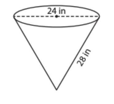 What is the surface area of this cone?