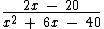 The functions f(x) and g(x) are defined below. (in the image attached)

Which expression is equal