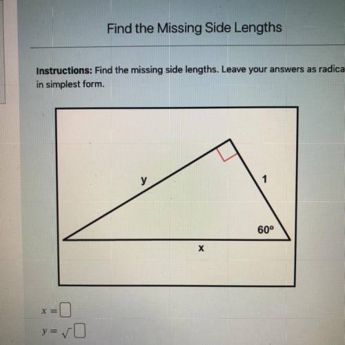 Need help trying to find the missing side lengths