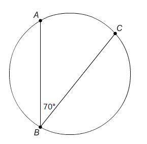 Find the measure of arc AC.