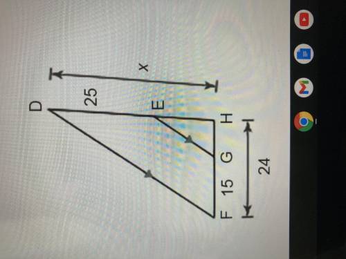 PLZ HELP ASAP 

Solve for X
A) 40
B) 42
C) 45 
D) 38