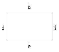 Find the perimeter of the figure. Objects not necessarily drawn to scale

A: 5/6
B: 1 and 2/3
C: 1