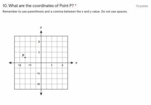 What are the coordinates of point P?