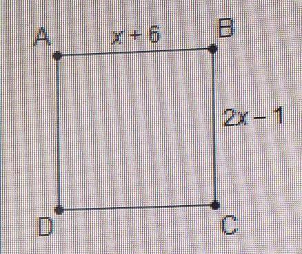 ABCD is a square what is the length of line segment DB​