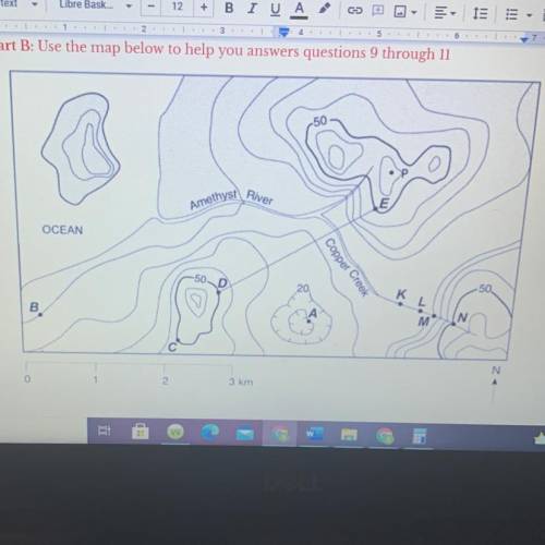 Hi!!! Really need help with this

Question 
1. What is the contour interval for this map ? 
2. In