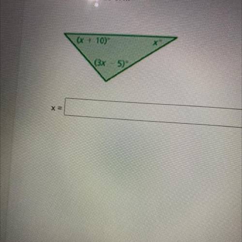 Find the value of x I need help