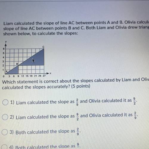 Help please this is a practice question for points-option 4 is 9/2