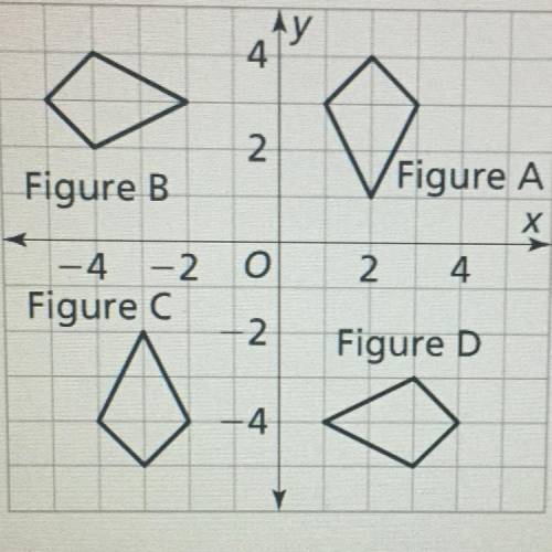 PLEASE HELP FAST (wrong answer will get reported ) What sequence of transformations maps figure a o