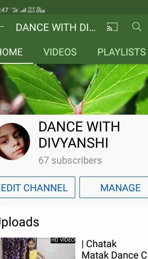 Pls subscribe my sister's channel it's a humble request channel name Dance with divyanshi ,subscrib