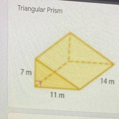 Triangular Prism
Find the surface area