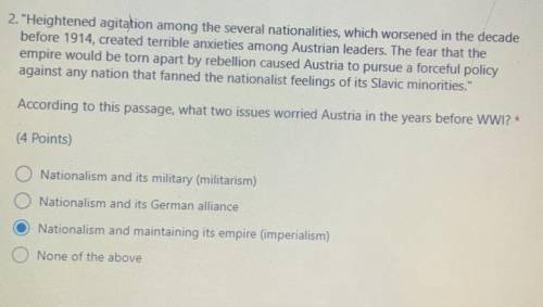 What two issues worried Austria in the years before WW1?