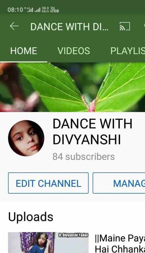 Pls subscribe my sister's channel it's a humble request channel name Dance with divyanshi ,subscrib