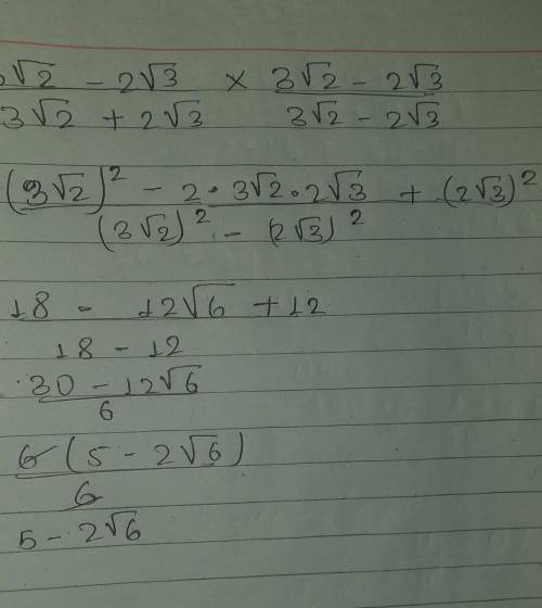 PLEASE HELP ME ON MY MATH HW 
Rationalize the denominator and simplify.