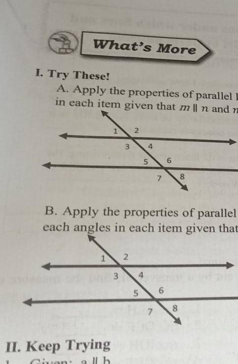 B. Apply the properties of parallel lines cut by a transversal to find the value of x and the measu