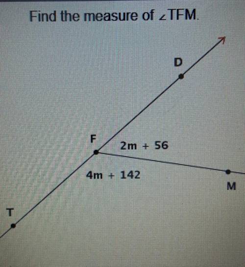 Find the measure of angle TFM​