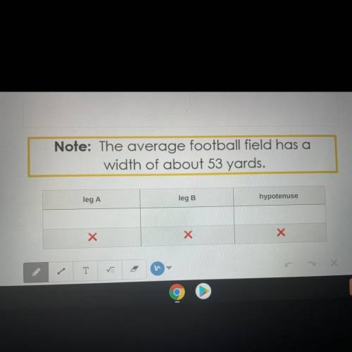 Could anyone help me find the numbers? Use the Pythagorean theorem to find how many yards Sharpe ra