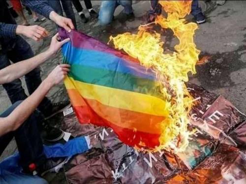 Burn the flag and give it back to god