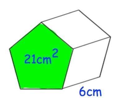 Find the volume of the pentagonal prism?
please help me