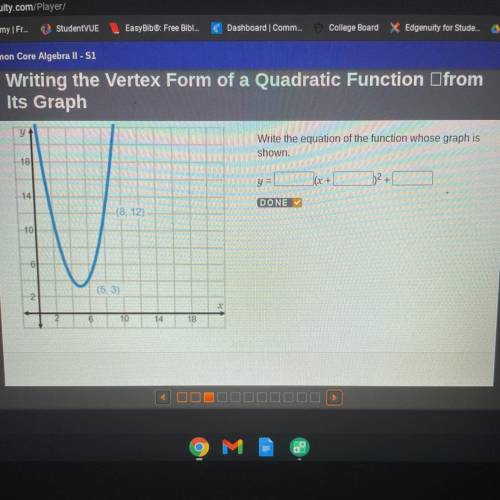 Write down the equation of the function whose graph is shown. 
will mark brainliest