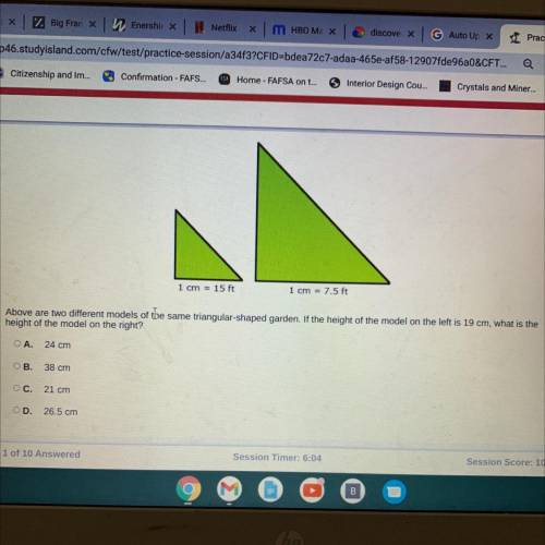 I need help with this math thing on study island