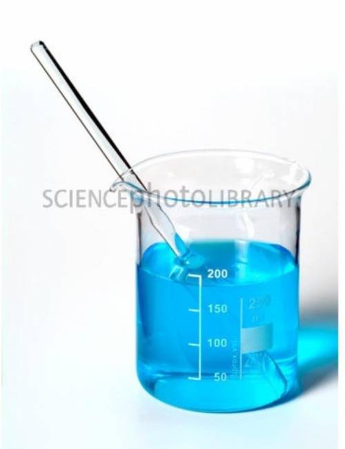 What is the colour of Copper sulphate solution​
