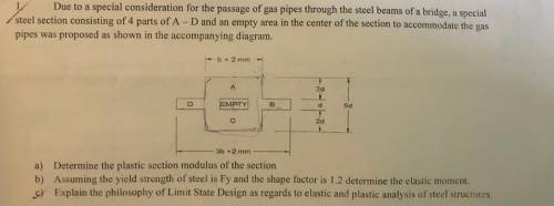 Due to a special consideration for the passage of gas pipes through the steel beams of a bridge, a