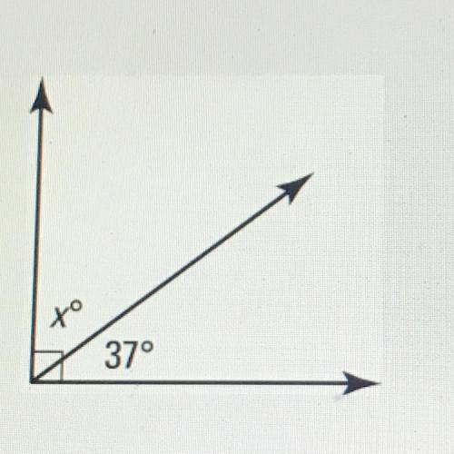 Find the value of x in these Complementary Angles