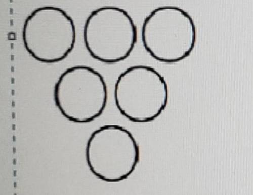 Place the digits 1, 2, 3, 4, 5, and 6 in the circles below so that the sum of the three numbers on