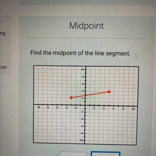 Find the segment of the line segment