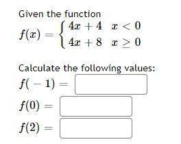 Given the function
F(x)=