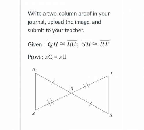 PLEASE HELP write a 2 column proof geometry.