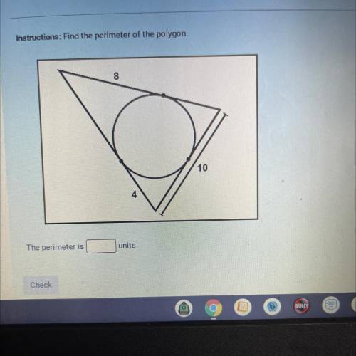 : Find the perimeter of the polygon.
Can someone please help