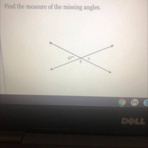 Find the measure of the missing angles.
420
b