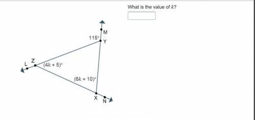 What is the value of k??