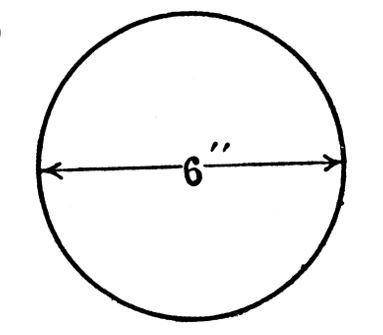 How many inches is the circumference of this circle?

Type in your answer WITH NO LABEL, JUST THE