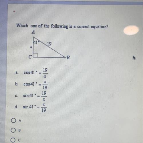 Which one of the following is a correct equation?