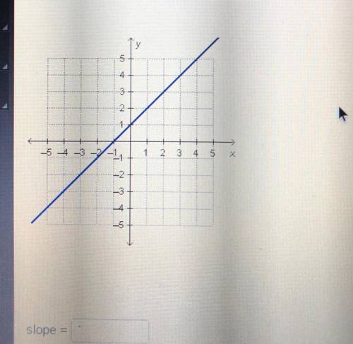 PLEASE HELP!!! what is the slope on this graph?
