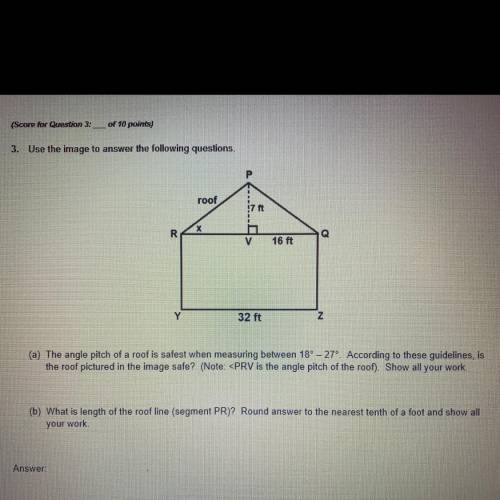 HELP ASAP GEOMETRY 40 POINTS

Use the image to answer the following questions.
(a) The angle pitch