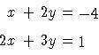Solve the system of equations given below. (Please--help..)